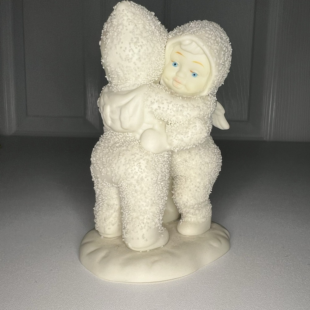 Department 56 Snowbabies porcelain bisque‎ figurine titled "I Need A Hug"